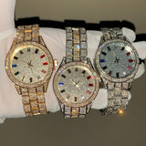 Rainbow Baguette Watch