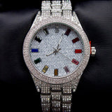 Rainbow Baguette Watch