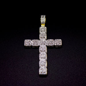 Cluster Cross Pendant