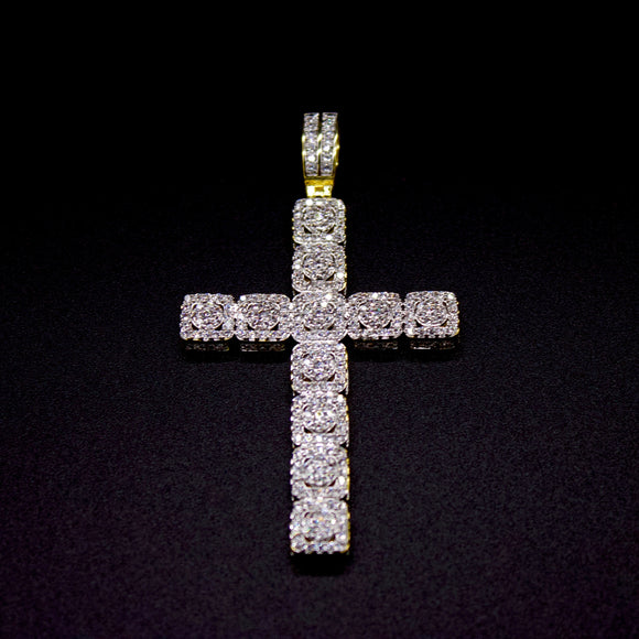 Cluster Cross Pendant